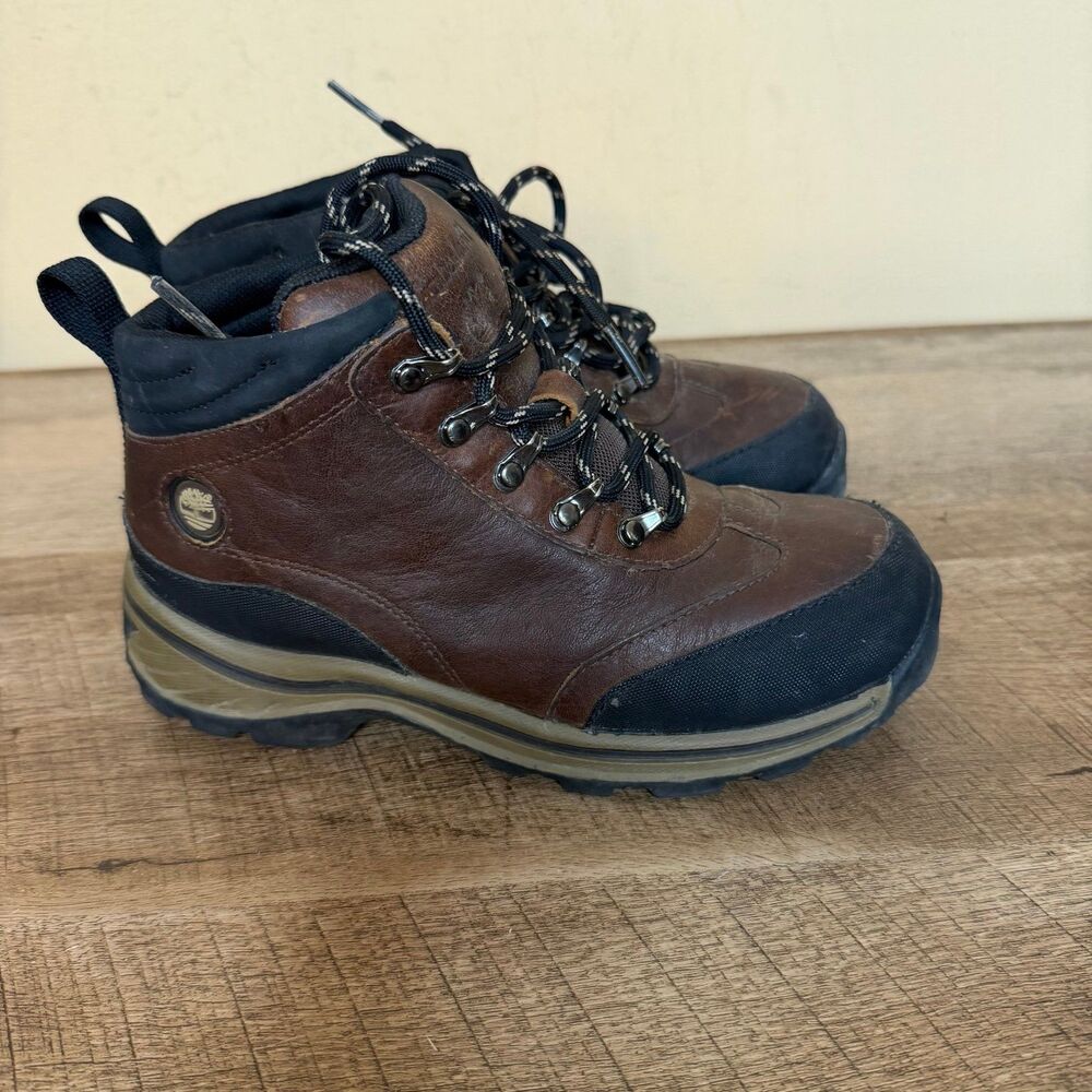 Timberland Backroads youth hiking boots boys size 1.5 shoes